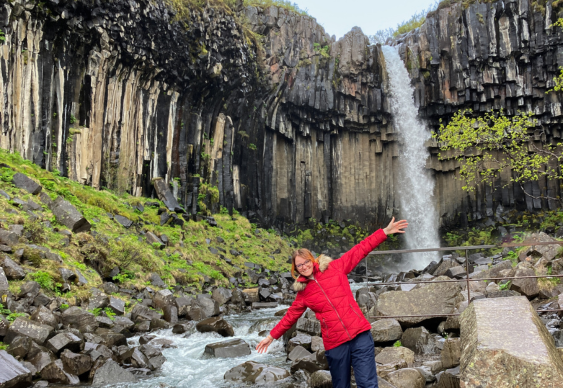 Iceland waterfall